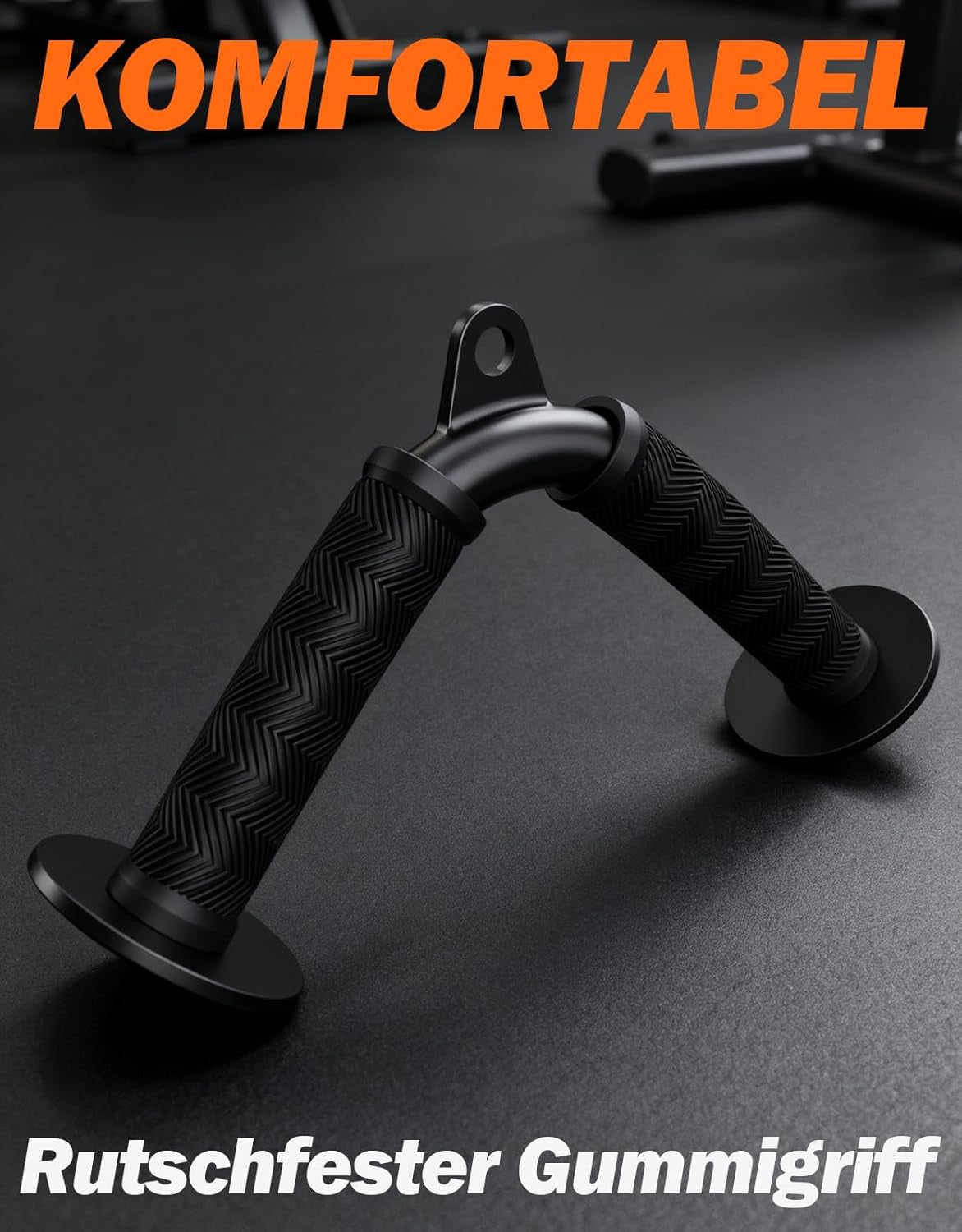 Fitarc Trizeps V-Stange Kabelzuggriff - Ergonomischer Trizeps Seilzuggriff für Heimfitnessgeräte mit rutschfesten Gummigriffen, ideal für Kabelzugmaschinen