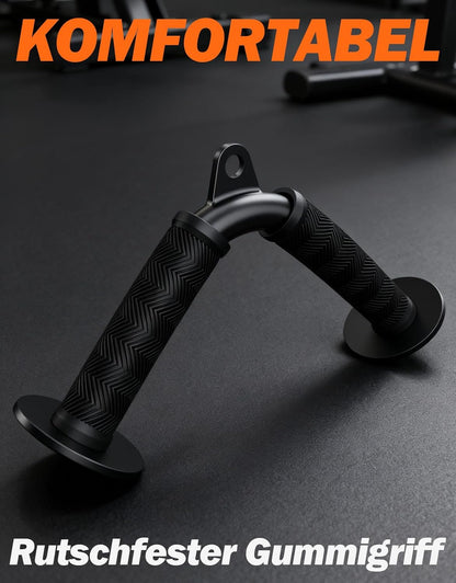 Fitarc Trizeps V-Stange Kabelzuggriff - Ergonomischer Trizeps Seilzuggriff für Heimfitnessgeräte mit rutschfesten Gummigriffen, ideal für Kabelzugmaschinen
