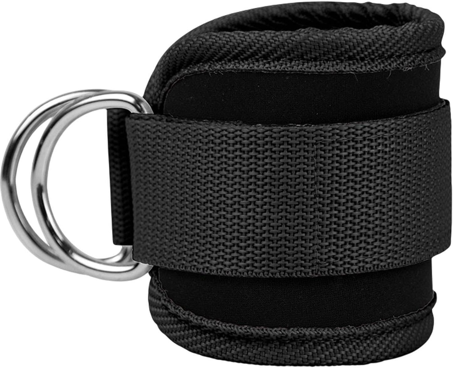 Adjustable Ankle Straps for Cable Machines | D-Ring Leg Extension and Hip Abductor Attachments for Home Gym Workouts