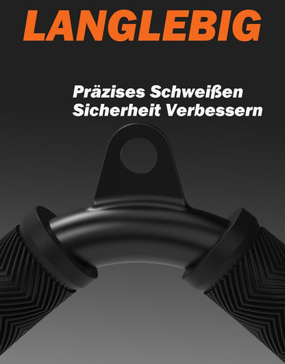 Fitarc Trizeps V-Stange Kabelzuggriff - Ergonomischer Trizeps Seilzuggriff für Heimfitnessgeräte mit rutschfesten Gummigriffen, ideal für Kabelzugmaschinen